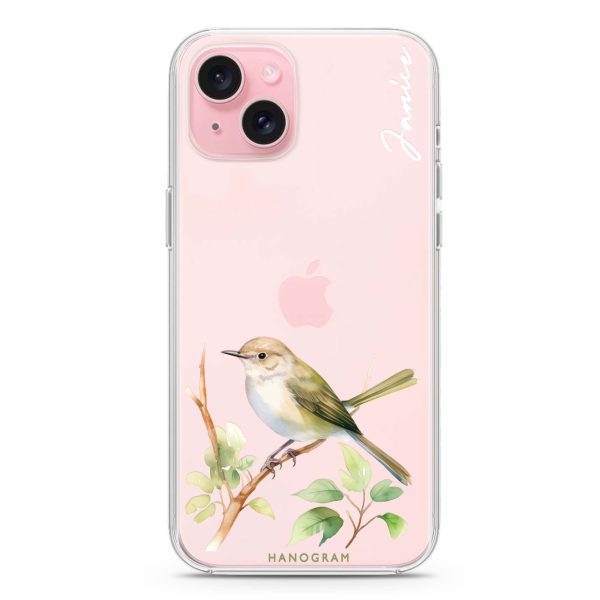 Warbler Whisper iPhone 15 Plus Ultra Clear Case Fashion