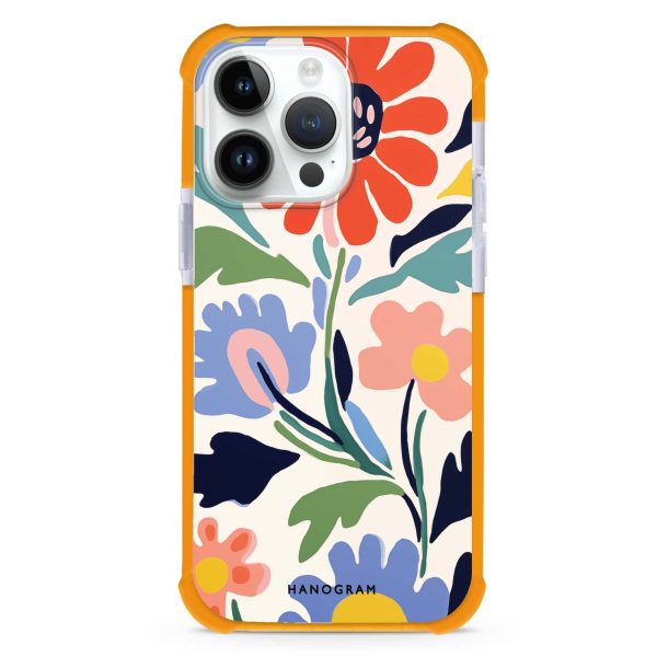 Brushed Blossoms iPhone 13 Pro MagSafe Compatible Ultra Shockproof Case Supply