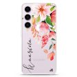 Watercolor Blossom Samsung Galaxy Ultra Clear Case For Cheap