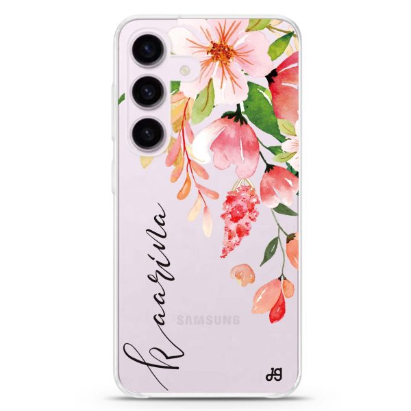 Watercolor Blossom Samsung Galaxy Ultra Clear Case For Cheap