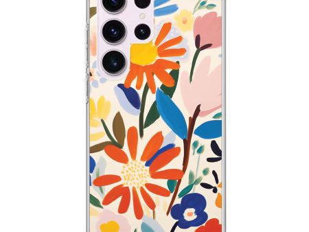 Bloom Brushwork Samsung Galaxy Ultra Clear Case Sale