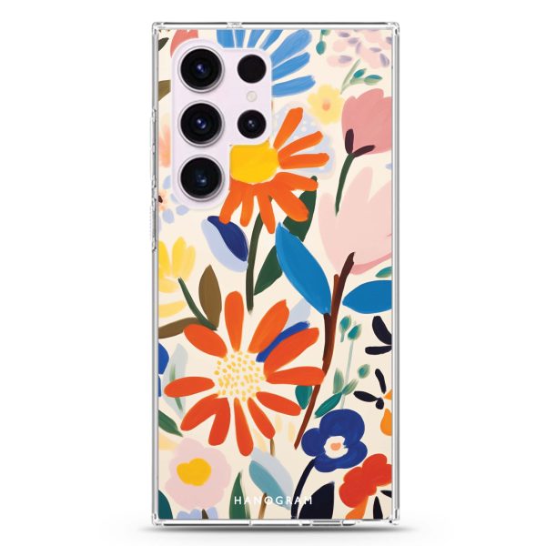 Bloom Brushwork Samsung Galaxy Ultra Clear Case Sale