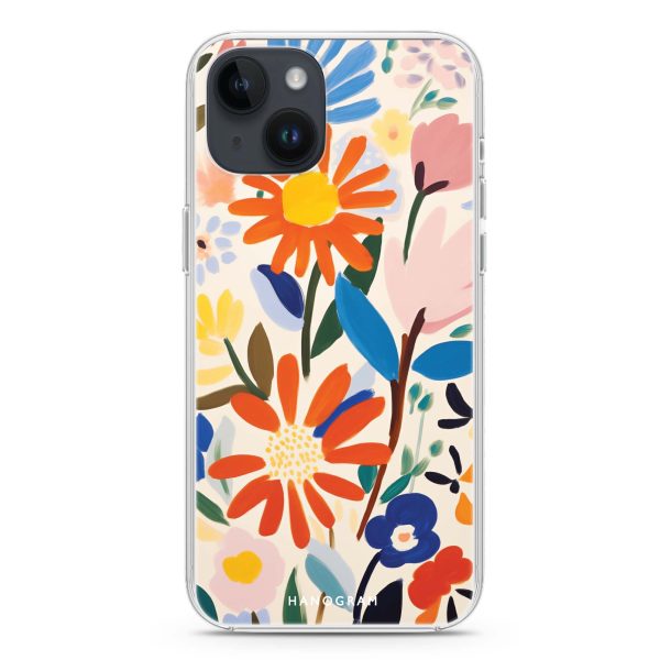 Bloom Brushwork iPhone 13 Mini Ultra Clear Case Online now