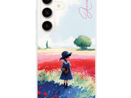 A Little Girl Samsung Galaxy Ultra Clear Case For Sale