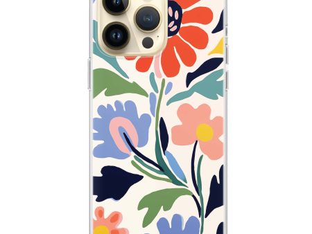 Brushed Blossoms iPhone 13 Pro Ultra Clear Case on Sale