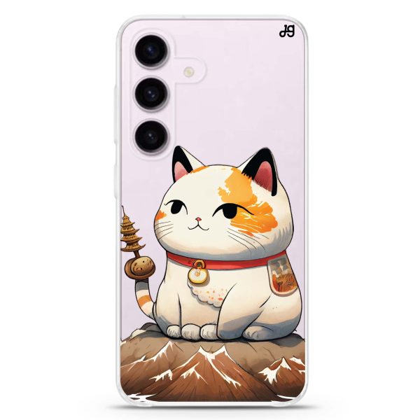 A Cute Cat Samsung Galaxy Ultra Clear Case Online now