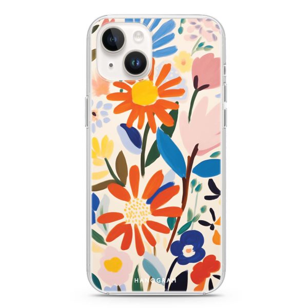 Bloom Brushwork iPhone 13 Mini Ultra Clear Case Online now