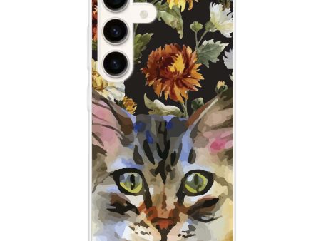 Watercolour Cat Samsung Galaxy Ultra Clear Case Online Hot Sale