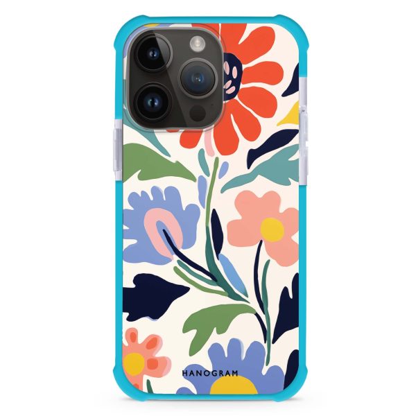 Brushed Blossoms iPhone 13 Pro MagSafe Compatible Ultra Shockproof Case Supply