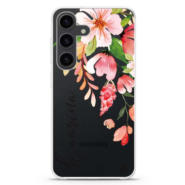 Watercolor Blossom Samsung Galaxy Ultra Clear Case For Cheap