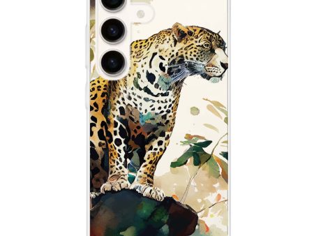 A leopard Samsung Galaxy Ultra Clear Case Online Hot Sale