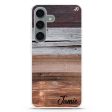 Wood Grain Varigegated Samsung Galaxy Ultra Clear Case Online Sale