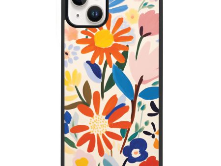 Bloom Brushwork iPhone 13 Impact Guard Bumper Case Cheap