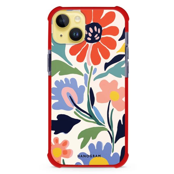 Brushed Blossoms iPhone 14 Ultra Shockproof Case Fashion