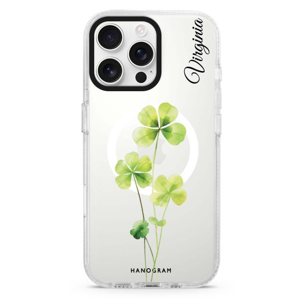 Trinity Blossom iPhone 15 Pro MagSafe Compatible Ultra Clear Case Online now