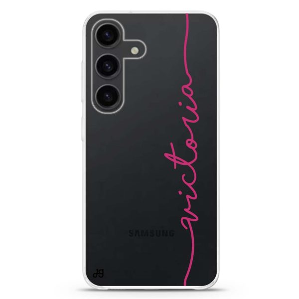 Vertical Handwritten II Samsung Galaxy Ultra Clear Case Hot on Sale