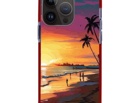 Sunset Glow iPhone 14 Pro Max Ultra Shockproof Case Fashion