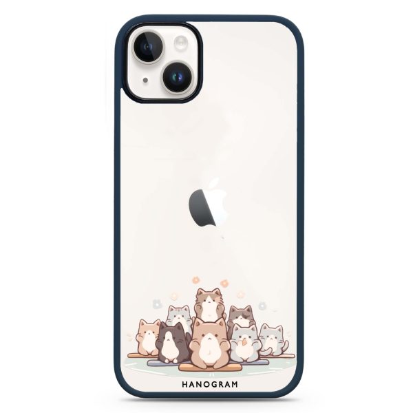 Zen Cat Calm iPhone 13 Impact Guard Bumper Case Online Hot Sale