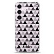 Triangles Seamless Samsung Galaxy Ultra Clear Case Hot on Sale