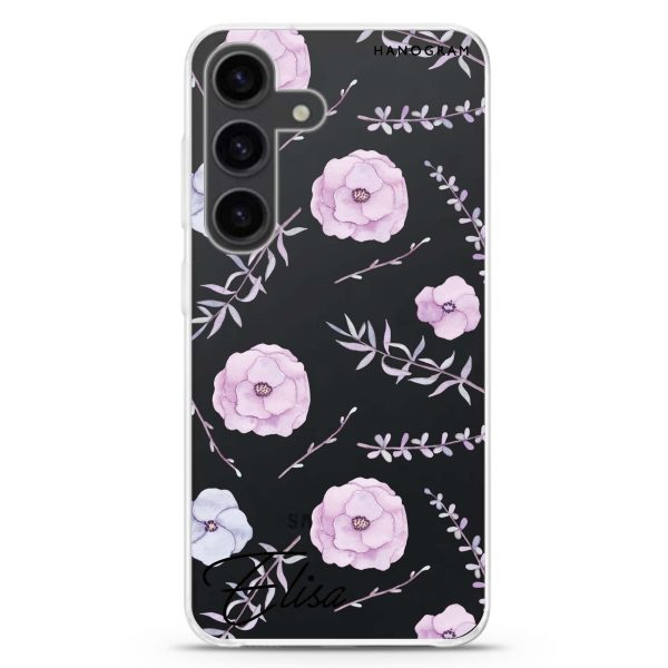 Vibrant Floral Samsung Galaxy Ultra Clear Case Sale