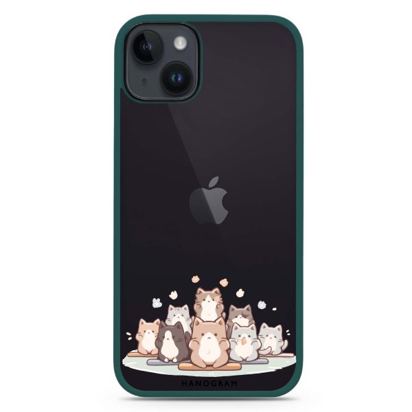 Zen Cat Calm iPhone 13 Impact Guard Bumper Case Online Hot Sale