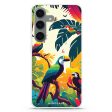 Tropical birds Samsung Galaxy Ultra Clear Case Supply