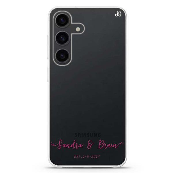 You & Me & Our Date Samsung Galaxy Ultra Clear Case Fashion