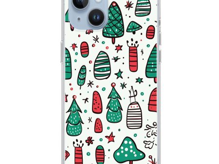 Whimsical Xmas iPhone 13 MagSafe Compatible Ultra Clear Case Online now