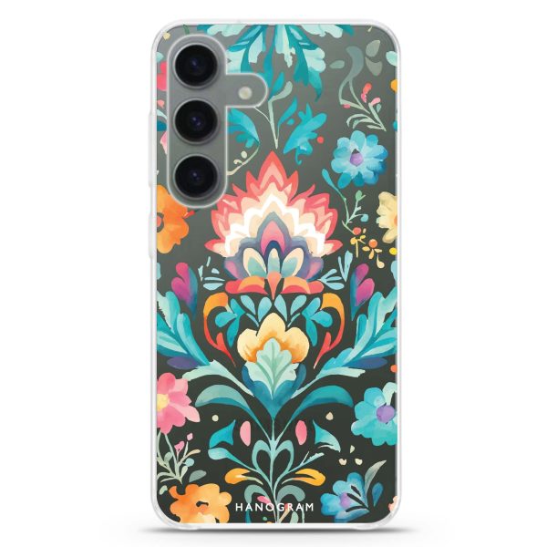 Watercolor Floral Samsung Galaxy Ultra Clear Case For Sale