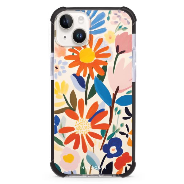 Bloom Brushwork iPhone 13 Mini MagSafe Compatible Ultra Shockproof Case For Sale