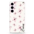 Vintage Butterfly Samsung Galaxy Ultra Clear Case For Cheap