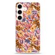 Tiger & Floral Samsung Galaxy Ultra Clear Case Hot on Sale