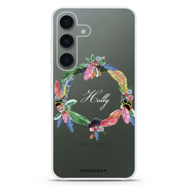 Watercolour Feather Samsung Galaxy Ultra Clear Case Online