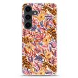 Tiger & Floral Samsung Galaxy Ultra Clear Case Hot on Sale