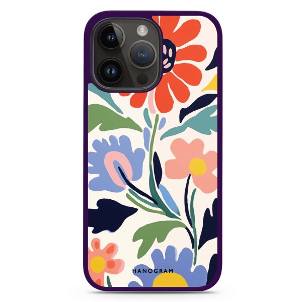 Brushed Blossoms iPhone 14 Pro Impact Guard Bumper Case Online