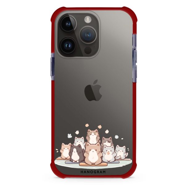 Zen Cat Calm iPhone 14 Pro Ultra Shockproof Case Sale