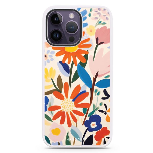 Bloom Brushwork iPhone 14 Pro Max Impact Guard Bumper Case Online