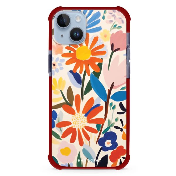 Bloom Brushwork iPhone 15 Plus Ultra Shockproof Case Sale