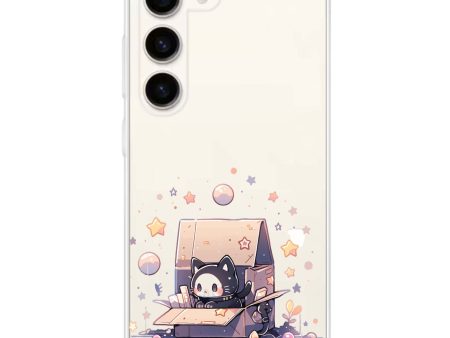 Starship Cat Pod Samsung Galaxy Ultra Clear Case For Sale