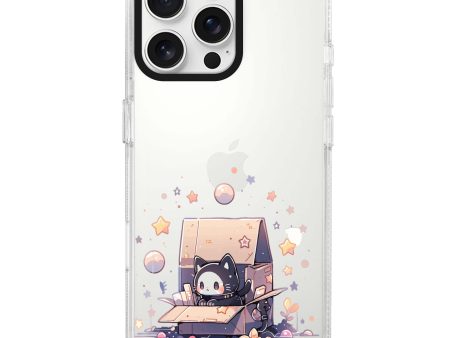 Starship Cat Pod iPhone 15 Pro Ultra Clear Case Hot on Sale