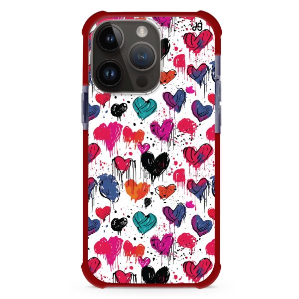 Bleeding Passion iPhone 14 Pro Max Ultra Shockproof Case Fashion