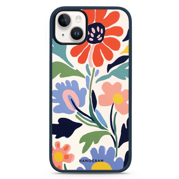 Brushed Blossoms iPhone 14 Plus Impact Guard Bumper Case Discount