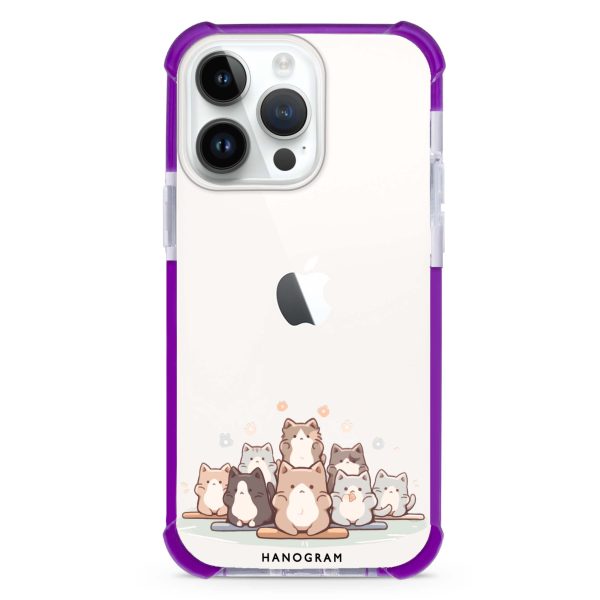 Zen Cat Calm iPhone 14 Pro Ultra Shockproof Case Sale