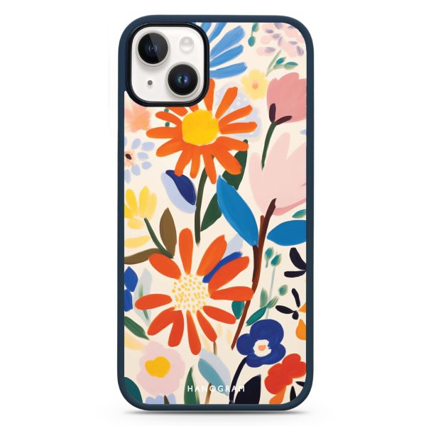 Bloom Brushwork iPhone 15 Impact Guard Bumper Case on Sale