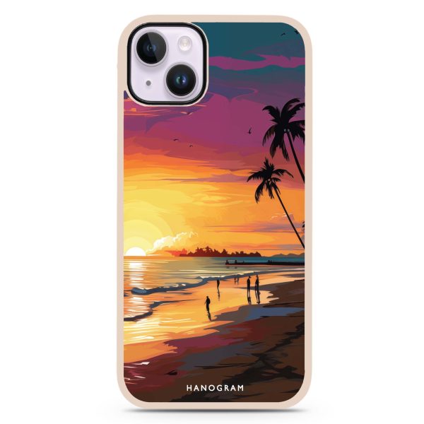 Sunset Glow iPhone 14 Impact Guard Bumper Case For Sale