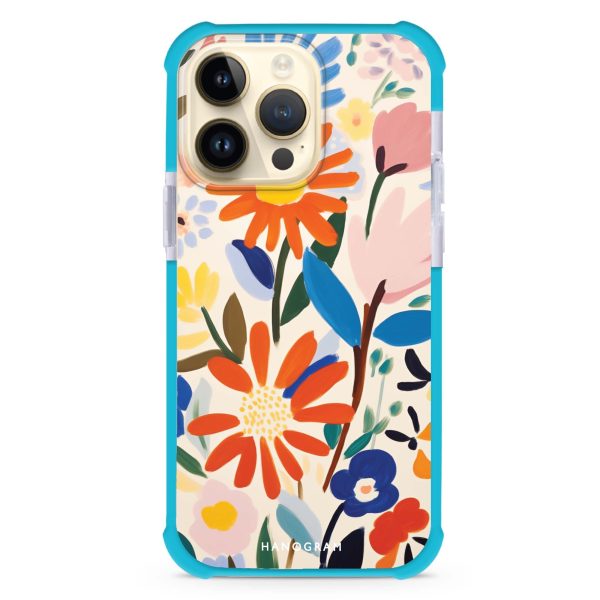 Bloom Brushwork iPhone 15 Pro Max Ultra Shockproof Case For Sale