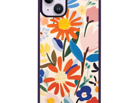 Bloom Brushwork iPhone 15 Plus Impact Guard Bumper Case Sale