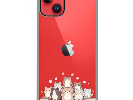 Zen Cat Calm iPhone 14 Impact Guard Bumper Case Fashion