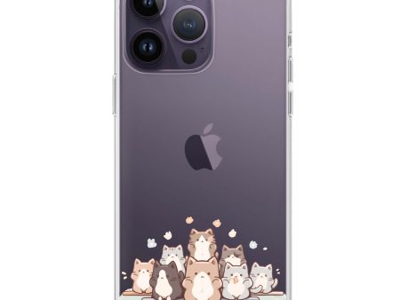 Zen Cat Calm iPhone 13 pro Max Ultra Clear Case Fashion