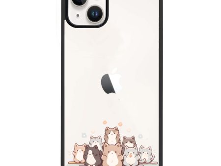 Zen Cat Calm iPhone 14 Plus Impact Guard Bumper Case For Cheap